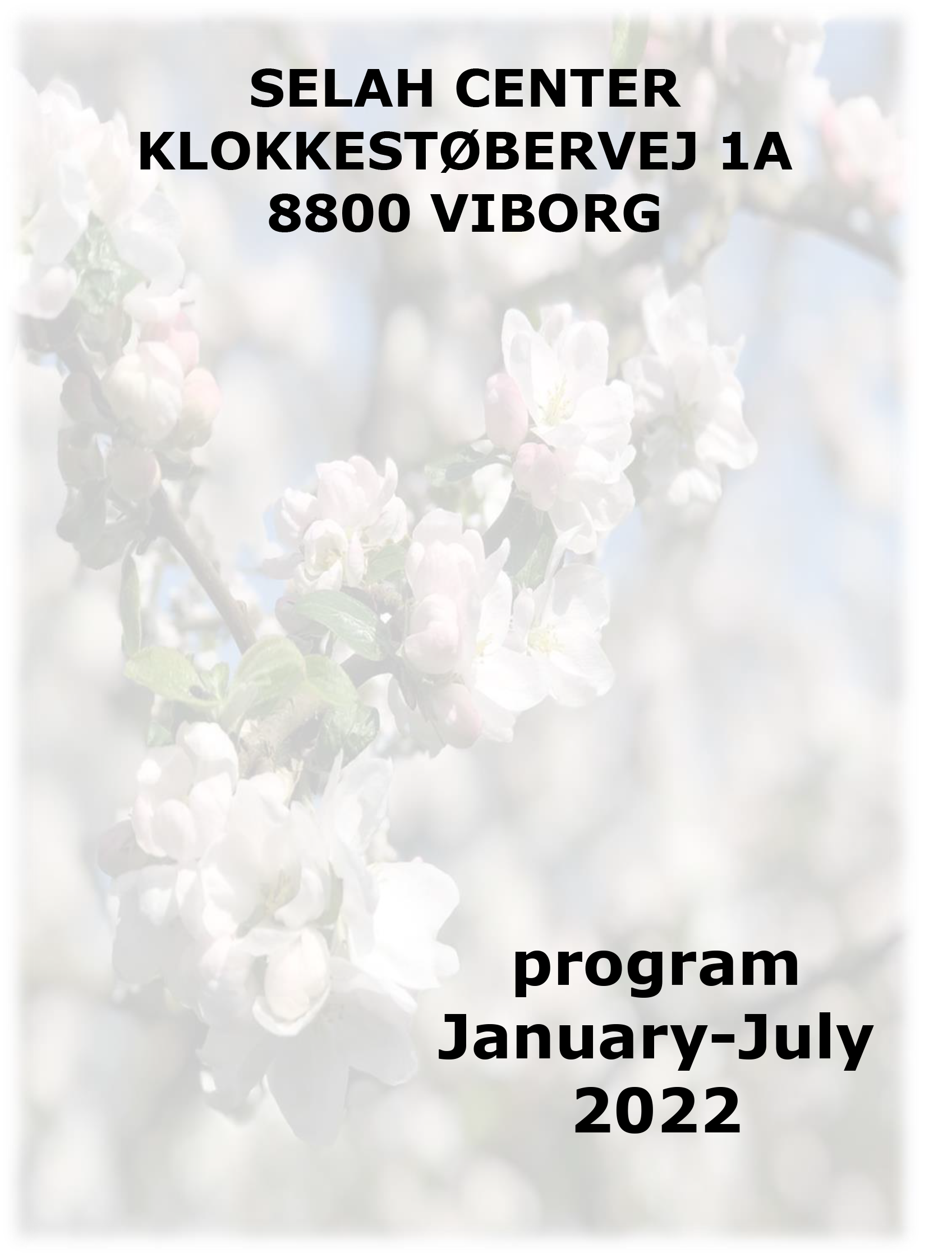 Program for spring 2022